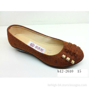 Women Flat Heel Casual Shoes (B12-2610)